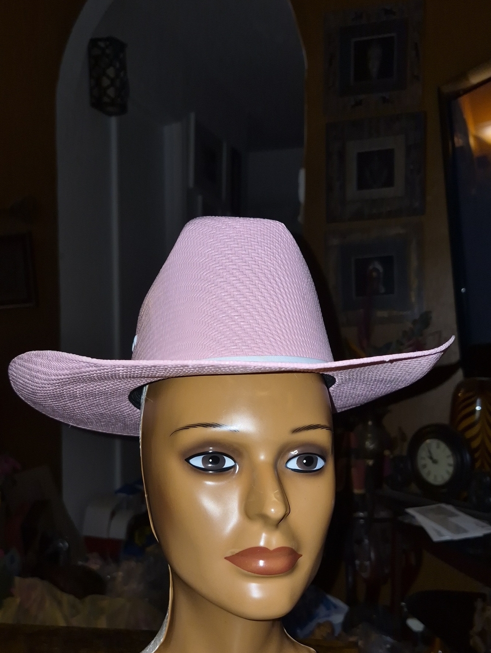 Twister Kids Pink Straw Cowboy Hat